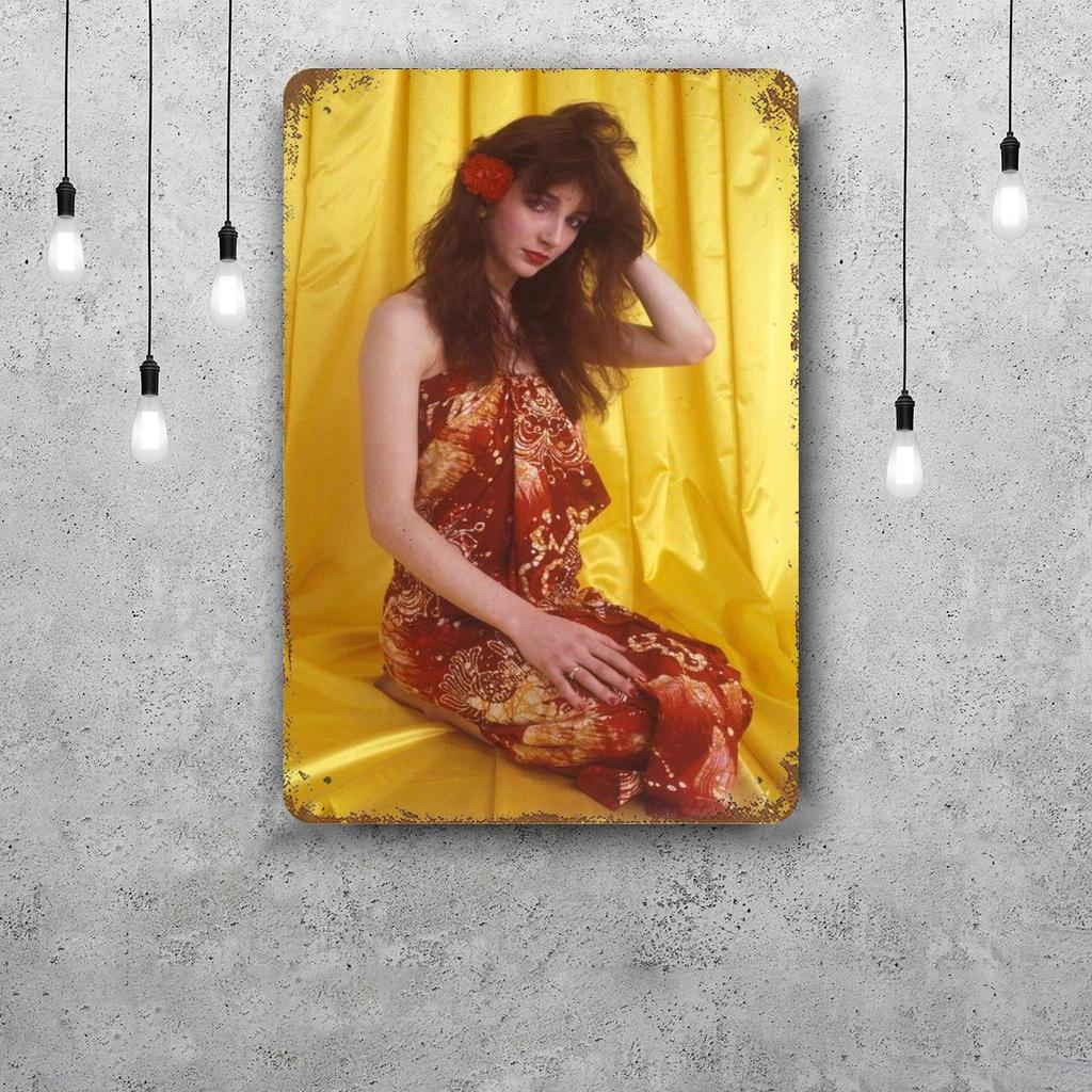 Kate Bush Metal Signs Wall Decor Vintage Tin Signs Captain Metal Poster Decor for Bar Pub Club Wall Decoration