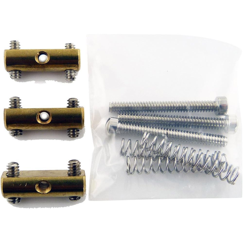 Fender Parts Pure Vintage  52 Telecaster® Saddle Kit, Brass