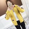 Giacca alla moda in stile coreano a vestibilità ampia e versatile per donna con maniche lunghe