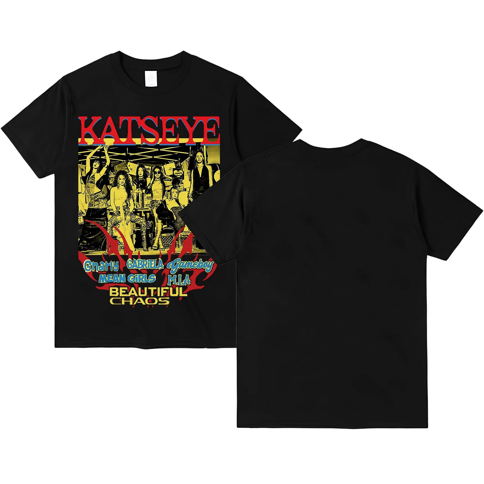 

Женский модный повседневный топ с круглым вырезом, с принтом, с короткими рукавами L чёрный