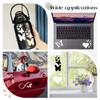 8 Sheets 4 Style Infinity Heart & Butterfly Laser Style Plastic Adhesive Car Stickers Waterproof Window Decals for Car Wall Decoration Colorful