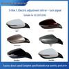 Kia K3 11-18 Rearview Mirror Assembly: Heated, Folding, Reflective with Lights