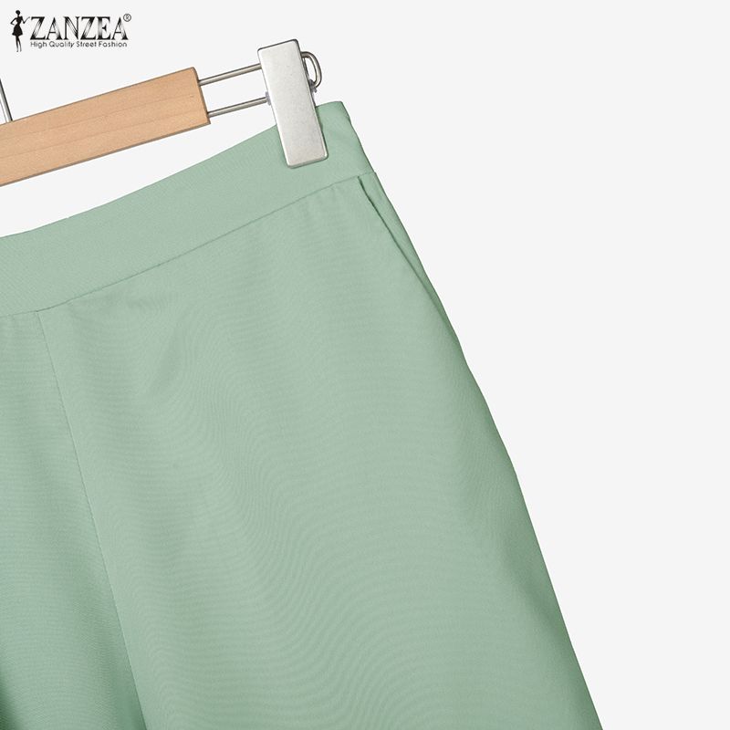 ZANZEA Women Long Sleeve Blazer and Pants Casual Two Piece Suit Sets