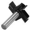 Four Blade T Type Cutter Black Cutting Set Woodworking Tools Durable Hardware Accessory(Four Blade T Black 12 X 1 2 )