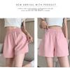 GMXIA Summer Casual Shorts Women's Washed Cotton Overalls Loose High Waist Wide Leg Pants Women's All-in-one Three-quarter Pants