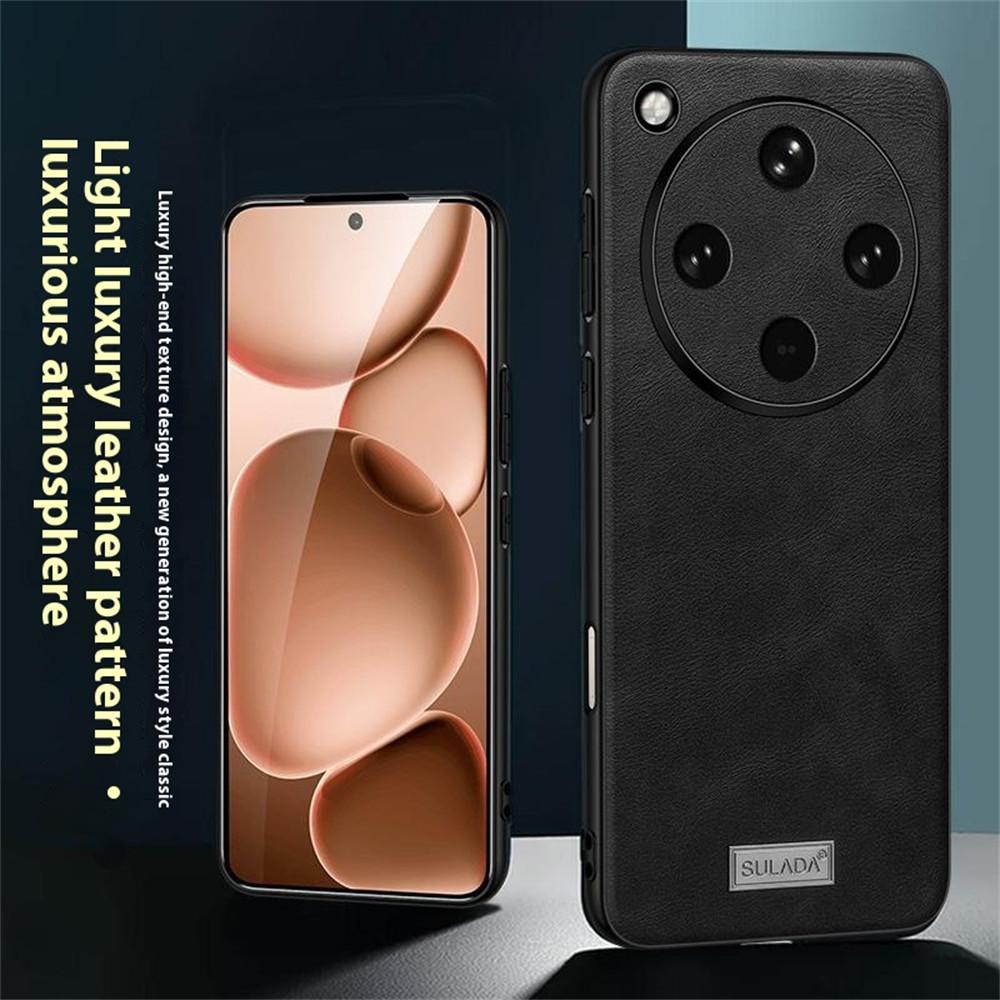 

SULADA For Oppo Find X8 5G Case PU Leather+TPU+PC Back Phone Cover Black