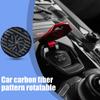 Car Start Button Cover Carbon Fiber Car Power Control Trim Stylish Car Power Control Trim Car Button Decoration Engine Start
