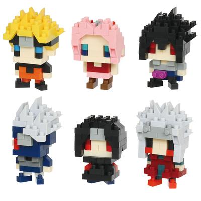 Kawada Nano Block Mini Nano NARUTO Shippuden 1BOX 6 6 Types In Total (BOX) NBMC_45S = Pieces,