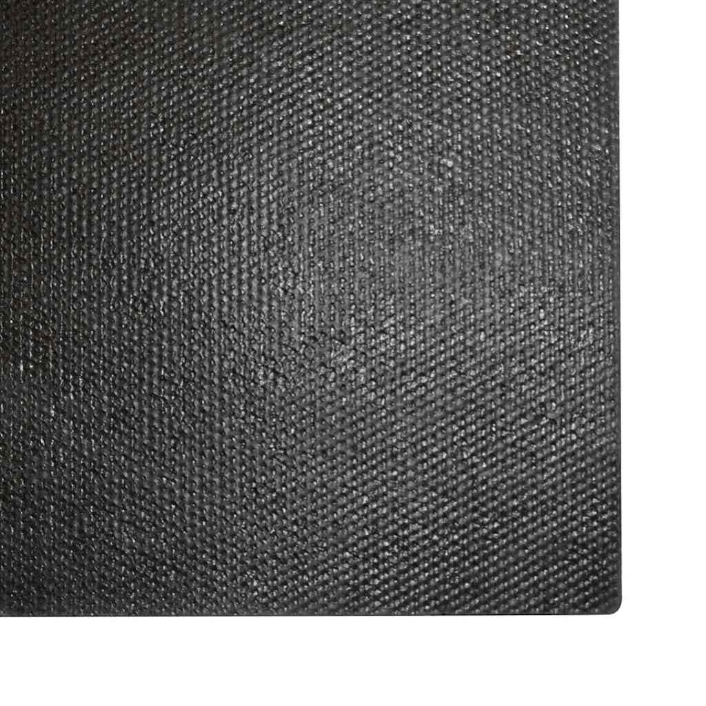 Doormat Black 40x60 Cm Coir Fiber Tufted
