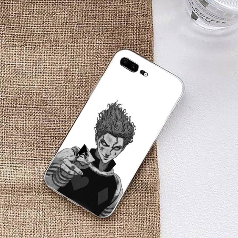 HUNTER X Hisoka Morow Phone Case For Huawei P50 P40 P30 Pro Mate 40 30 Pro Nova 8 8i Y7P Honor Transparent Phone Cover