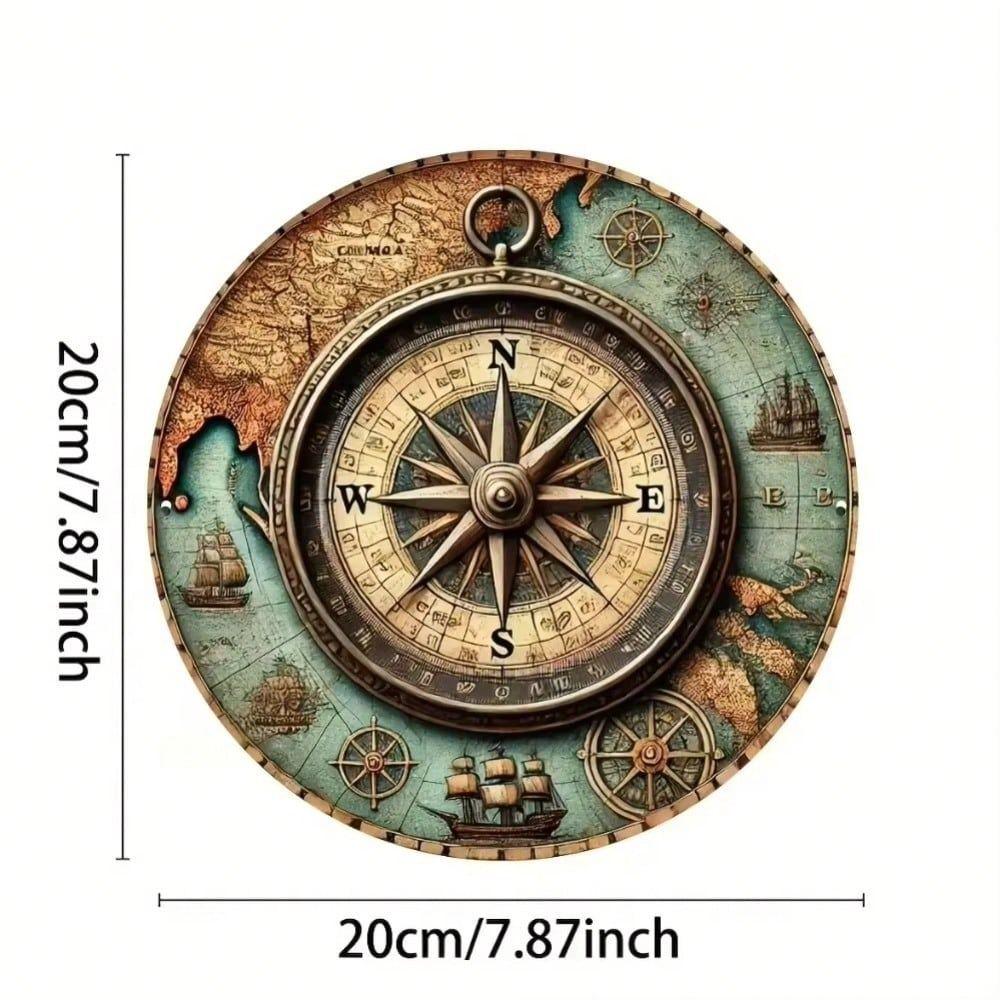 Handmade Metal Tinplate Art Wall Decor 20x20cm