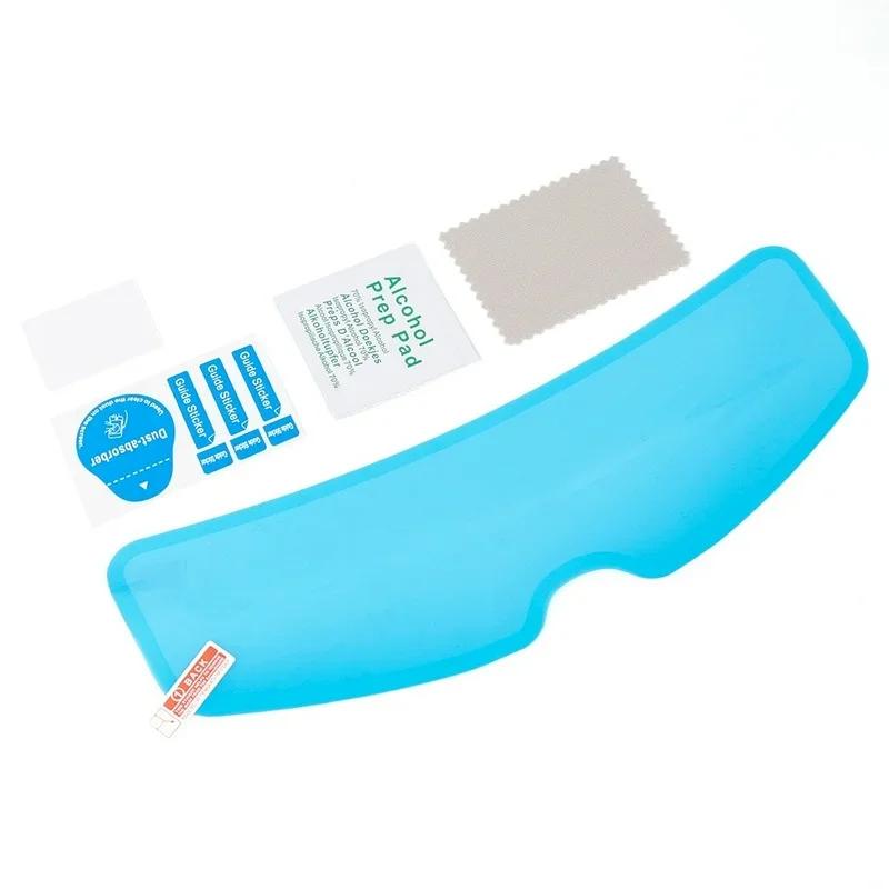 Helmet Clear Rainproof Universal Film Lens Nano Coating Sticker Anti-Fog Film Helmet Motorcycle Rainy Safety Driving Accessories