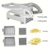 1pc Manual Stainless Steel Vegetable Slicer -430 Level Square Blade Potato Cucumber Slicer, Multifunctional Kitchen Tool
