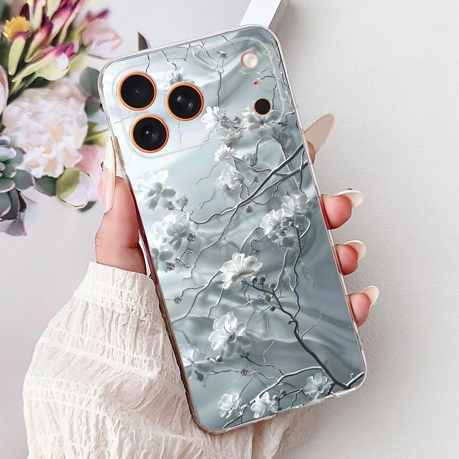 For Apple iPhone 17 Pro Max Case iPhone17 Air Fashion Painted Cover Soft Silicone Case For iPhone 17 Air iPhone17 Pro Max Fundas