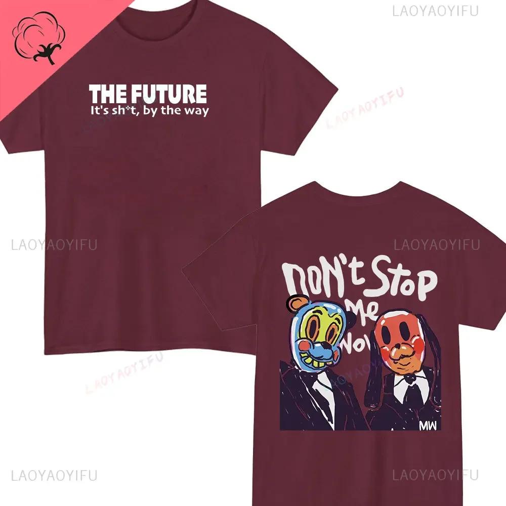 Retro The Umbrella Academy Double Sided Printed Cotton Tshirt Leisure Classic TShirts NoveltyShirt Loose Unique Tops