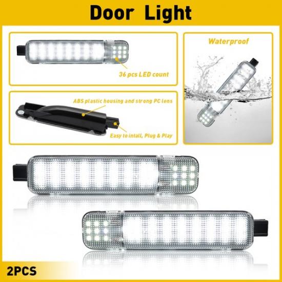 SET LED Door Courtesy Light For Chevrolet & GMC C/K Silverado Tahoe Yukon Sierra