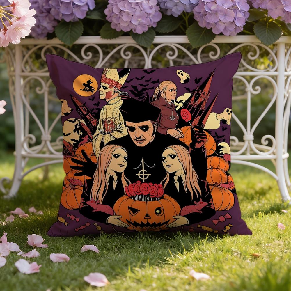 Band G-Ghost Cushion Cover Home & Car Dual-Scene Pillow Cover: Reversible for Premium Comfort