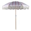 Patio Umbrella with Fringe 8 Fiberglass Ribs UV Proof Large Outdoor Table Market Umbrella for Garden Deck Backyard Pool