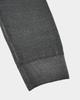 BIRBANTE Rich Wool Mock Neck Knit - Charcoal