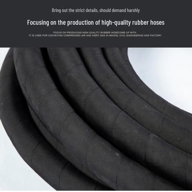 1-Inch High-Pressure Fabric-Reinforced Rubber Hose