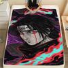 Itachi Uchiha All Match Print Flannel Blanket, Warm Comfort Item for Home Bedroom, Chair, Bed, Sofa and Travel.-TING