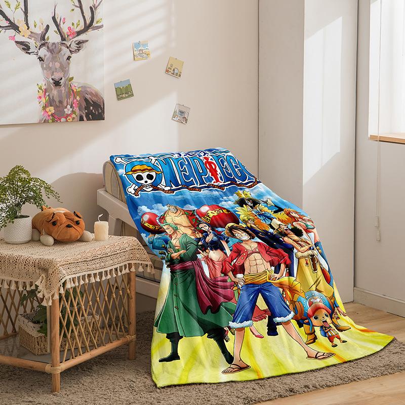 Flannel Fleece Blanket 3D Printed Sofa Blanket Thickened Blanket