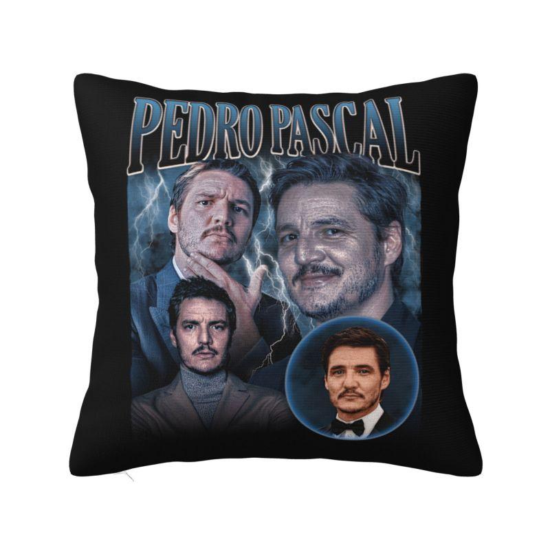 Vintage Bootleg Pedro Pascal Cushion Cover x cm Polyester Velvet Throw Pillow Case For Sofa Chair Home Decoration Pillowslip