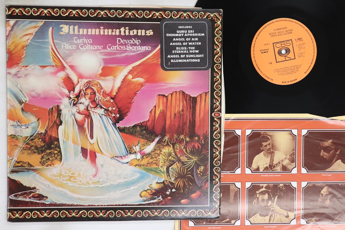 

LP Record CARLOS SANTANA, ALICE COLTRANE - Illuminations CBS69063 CBS 1974 UK Rock Used