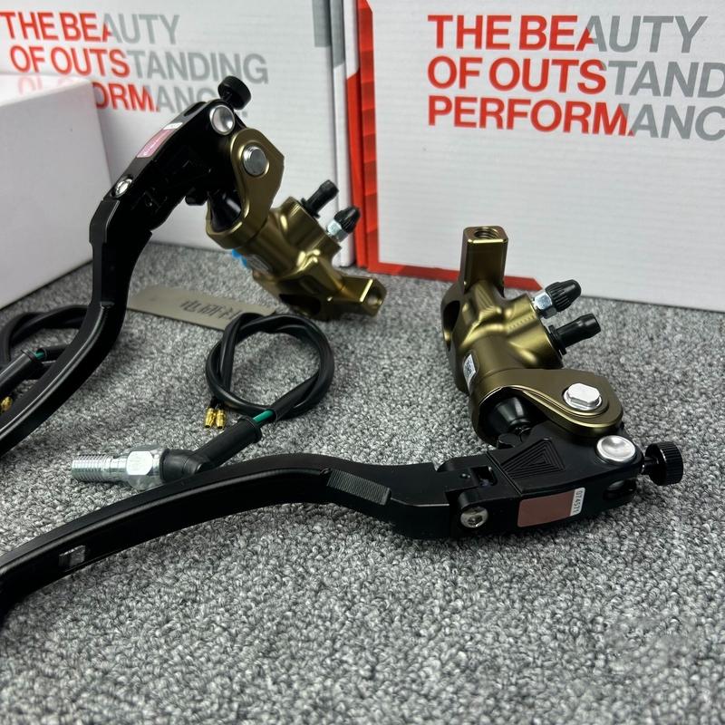 

Universal Motorcycle Brake Pump 19RCS Motorcycle hydraulic clutch brake master cylinder pump CNC Aluminum alloy For niu yamaha Left