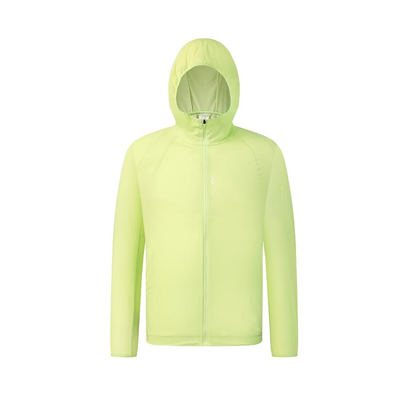 FILA Fitness Fashion Casual Sports Training Versatile Woven Hooded Jacket Men jackets Green A11M621712FLG