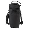 Magnetic Gym Sling Bag for Men Women with Water Bottle Holder Gym Pouch for Travel Sports Work Fitness Polyester Black