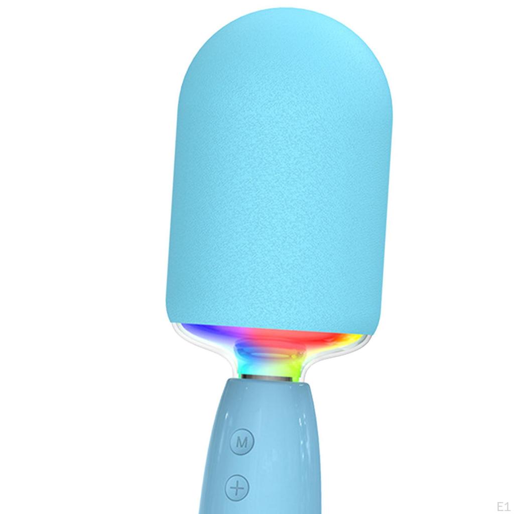 Kids Karaoke Speaker Machine Cartoon for Boys and Girls Outing Gatherings blue