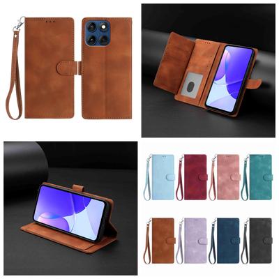 Für Motorola Moto E13 E20 G05 G54 Edge 40...Handyhülle im Brieftaschenstil aus mattiertem Leder, mit mehreren Kartenfächern & Ständer, stoßfeste Schutzhülle (8 Farben)