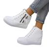 High-top Shoes Women's New Versatile Inner Height-increasing Women's Shoes Campus Sports Shoes Casual 2025 Show Height Popular Shoes Children