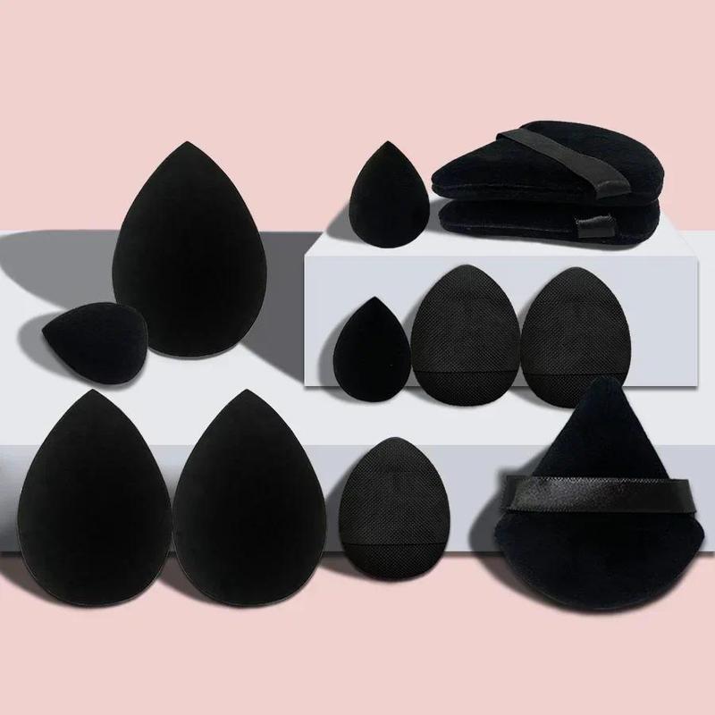 Makeup Sponge Set, 12/14 Pieces, Egg-shaped Beauty Makeup Puffs, Base Sponges, Powder Puffs, Women’s Makeup Accessories, Cosmetic ToolsMakeup