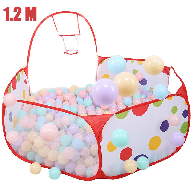 Non-Toxic Play Tent Cartoon Ball Pit Pool Portable Foldable Children Outdoor Indoor Sports Educational Toys With Basket For Kids