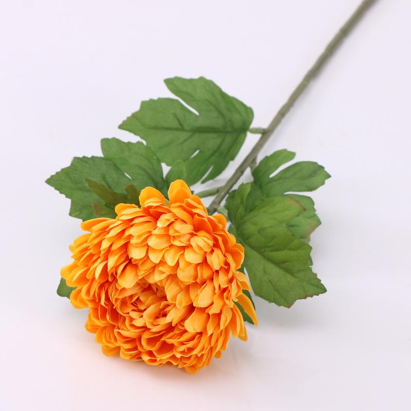 58cm Grote Goudsbloemen Chrysant Kunstzijde Bloemen Flores Zomer Thuis DIY Bruiloft Decor