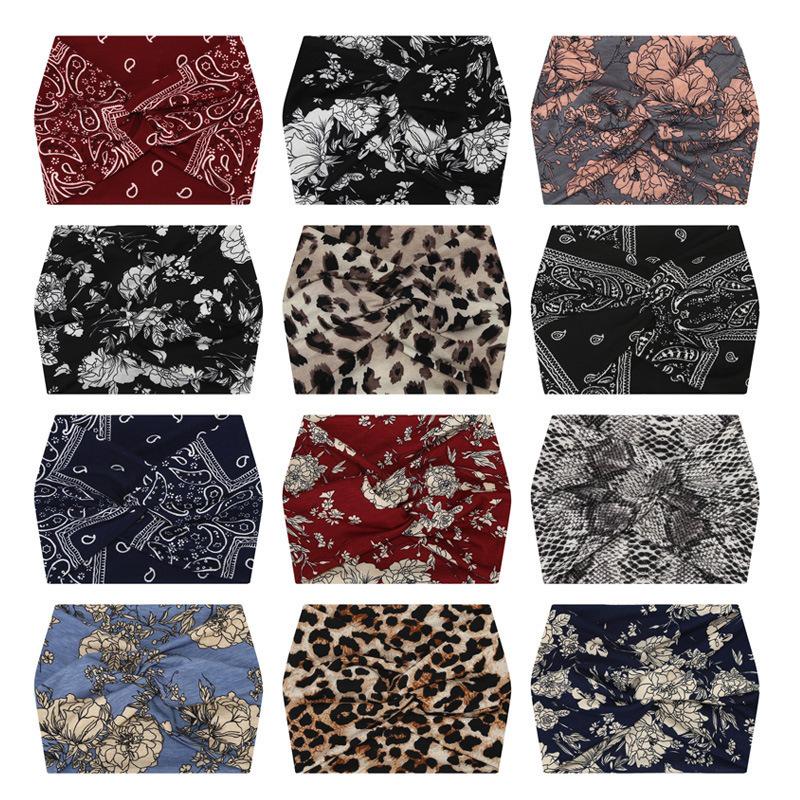 Bohemian Paisley Women's Wide Elastic Cotton Headband - Non-slip, Breathable, Skin-friendly
