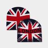 Autumn and Winter New Rice Flag Jacquard Elastic Knitted Hat Men's and Women's Fashion Trend Versatile Pullover To Keep Warm