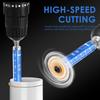 Impact Connect Pipe Cutter with Diamond Grit Cutting Wheel 2-1/2" Cutting Depth 1/4" Hex Shank 1.34" Diameter Plumbing Tool