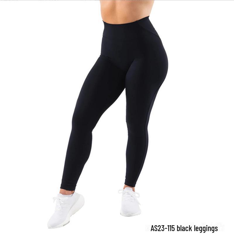 

New Autumn/Winter High-Waist Yoga Tights: Nude, Shaping, Trendy American Style Small