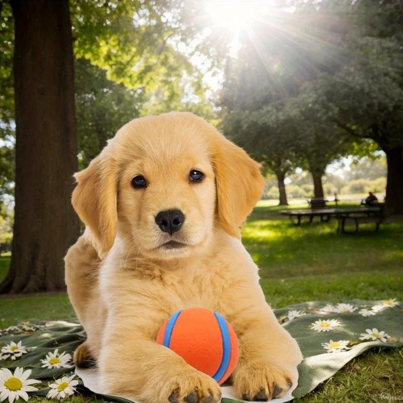 2pcs Durable Rubber Dog Chew Balls Orange Durable Rubber | Gnaw-Resistant, Interactive Training & Educational | Medium Breeds