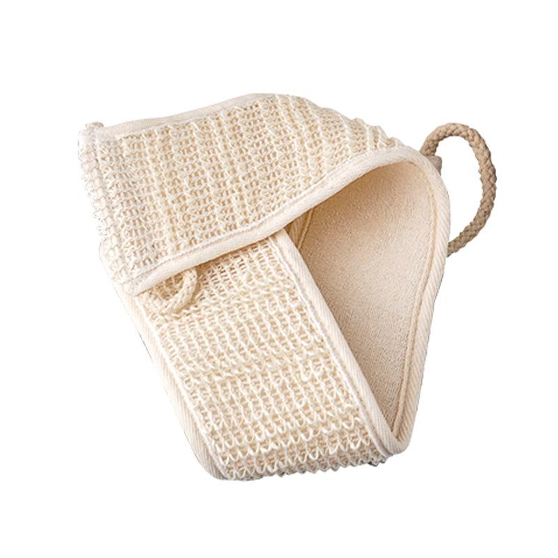 1PC Exfoliating Strap Retractable Back Massager Pull Back Strip Rub Back Strip Shower Band Bath Towel