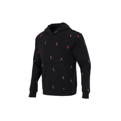 Jordan Bedruckter Sport-Kapuzenpullover für Herren, lässig, Schwarz, DC9708-010