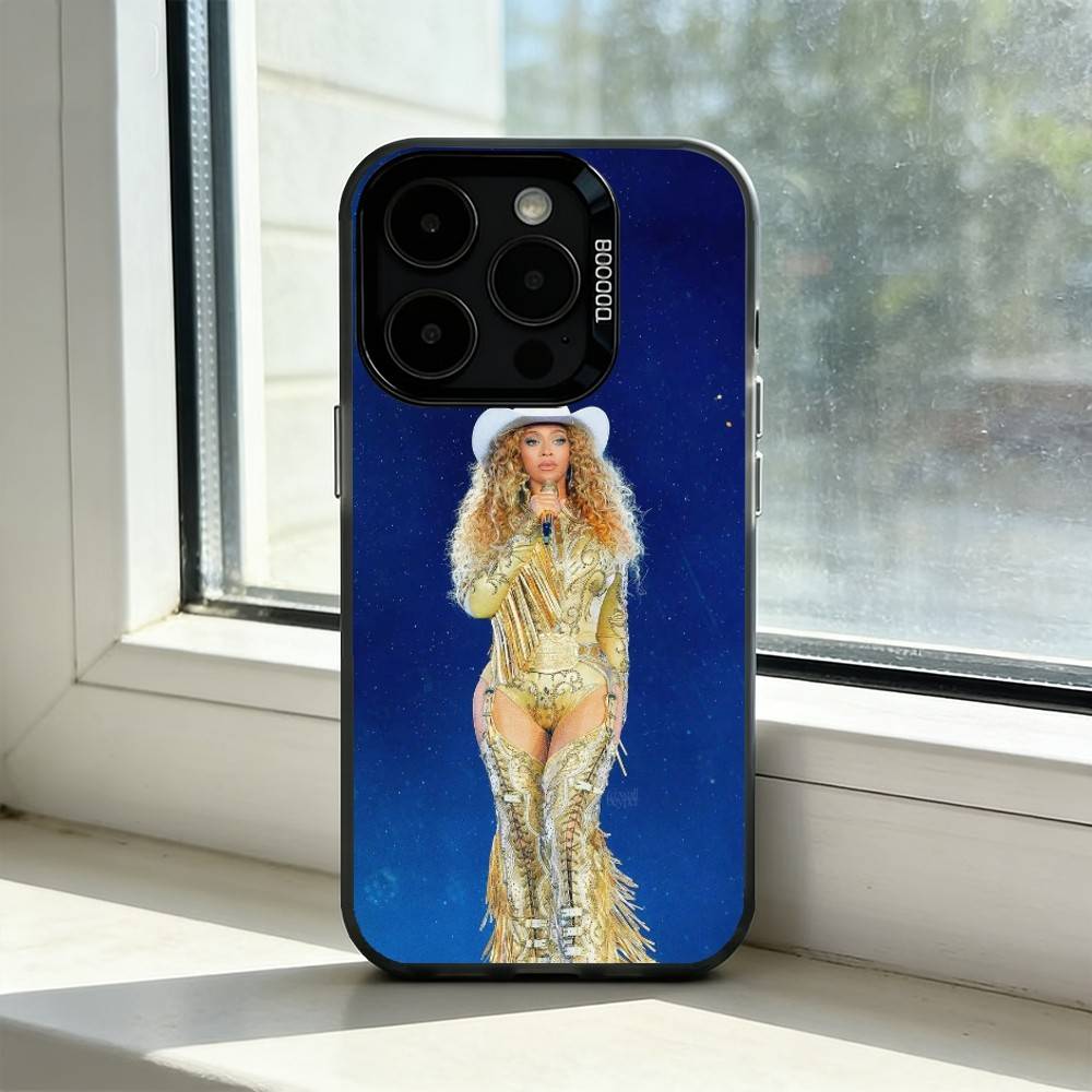 Beyoncé - Cowboy Carter Phone Case For iPhone 17,16,15,14,13,12,11 Plus,Pro Max,XS,Colored Silver Plated Inside Cover