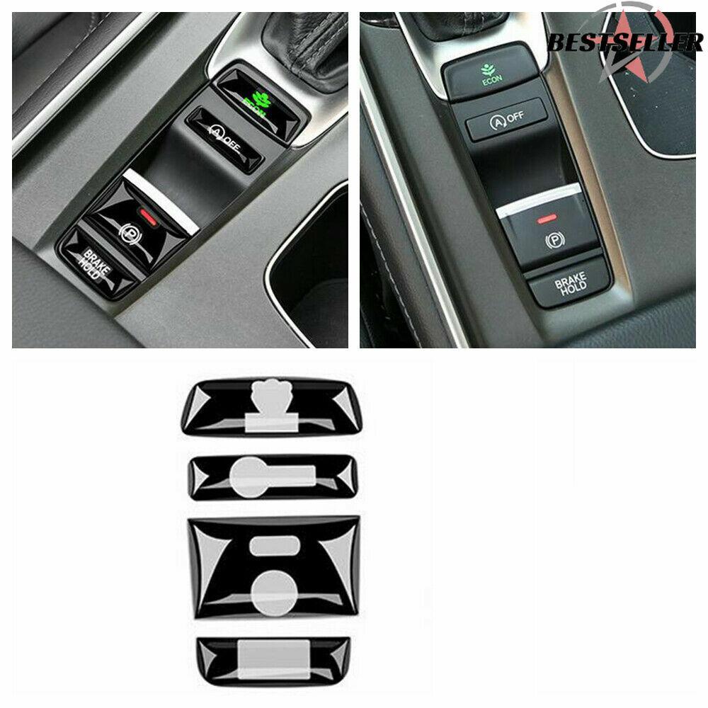 &+ Central Gear Shift Panel Switch Button Sticker for Honda 2018- Accord gas