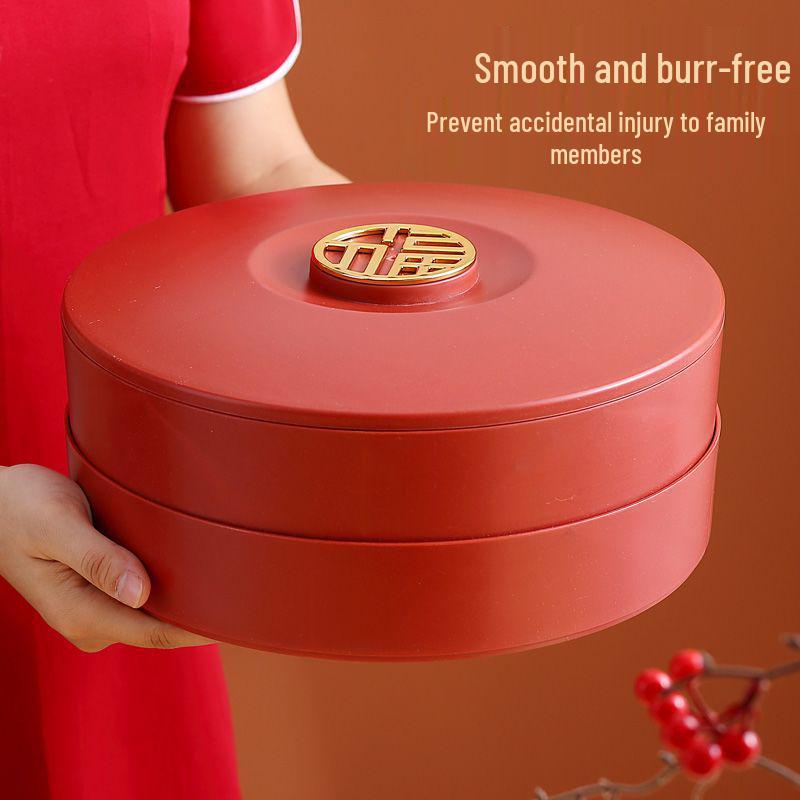 

Double-Layer Fruit and Snack Storage Box - Perfect for Coffee Tables, Housewarming, and Celebrations Single-layer - Holds five fruit types