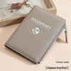 New RFID Anti-Theft Passport & Document Holder with Lychee Pattern - Multi-functional and Portable