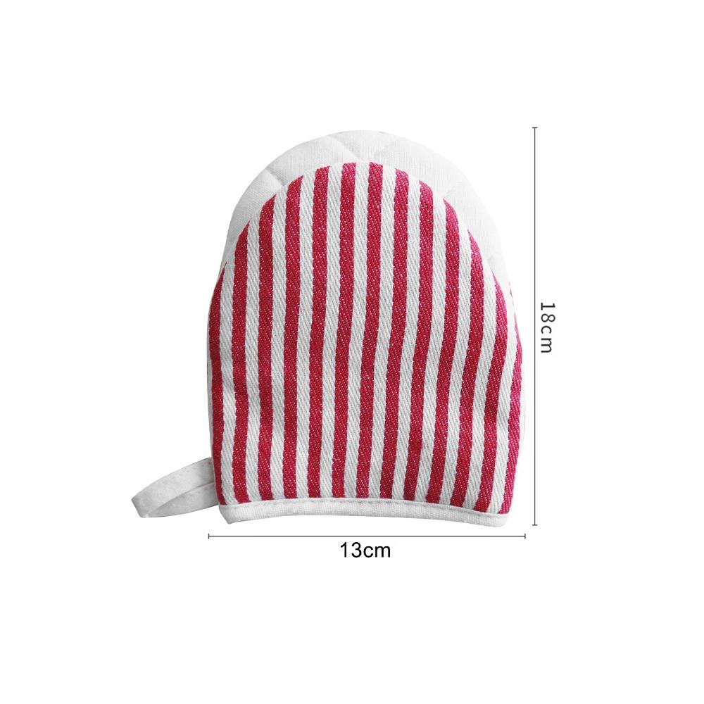 2PCS Cotton Filling Kitchen Oven Glove Heat Resistant Baking Glove Microwave Oven Mitt Lid Handling