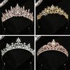 Korean Vintage Rhinestone Princess Headband - Women's Baroque Bridal Crown